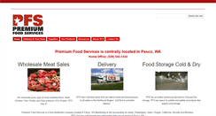 Desktop Screenshot of pfsfood.com