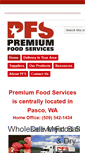 Mobile Screenshot of pfsfood.com